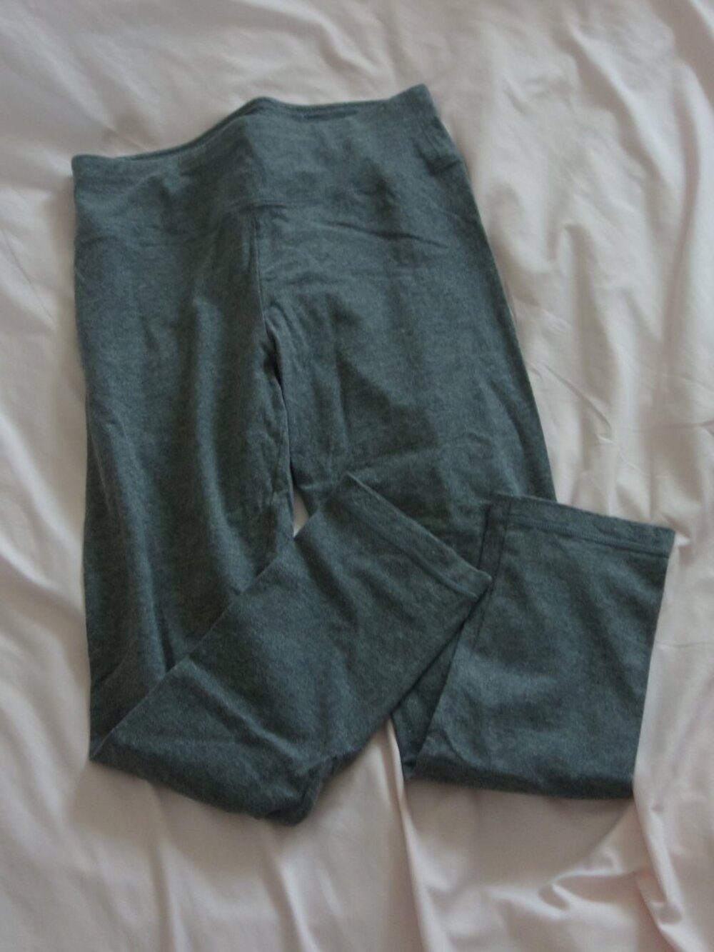 Nicole Miller Original Gray Cotton Spandex Leggings S